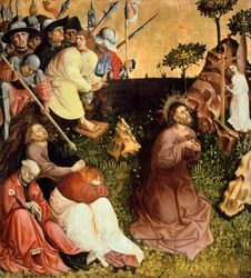 Prière dans le jardin, panneau du Retable de Wurzach