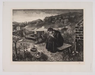 La fille au cimetière