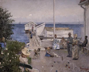 Le Quai à Åsgårdstrand