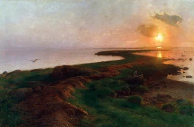 Coucher de soleil dans un lagon, 1897