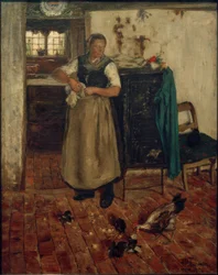 H.P. Feddersen, Frisonne dans la cuisine