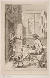 Le fermier, le chat et le chien