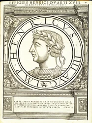 Henricus IIII, illustration de Imperatorum romanorum omnium orientalium et occidentalium verissimae imagines ex antiquis numismatis