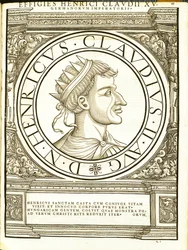 Henricus II Claudus, illustration de Imperatorum romanorum omnium orientalium et occidentalium verissimae imagines ex antiquis numismatis