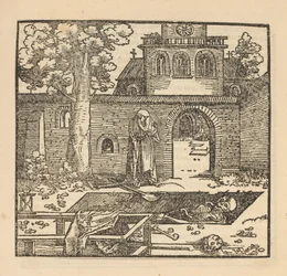 Femme pleurant près d