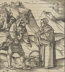 Un fermier et son patron, de Hymmelwagen auff dem, wer wol lebt...