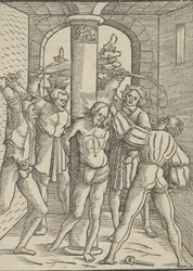 Le Christ flagellé, de La Doctrine, Vie et Passion de Jésus-Christ, 1537