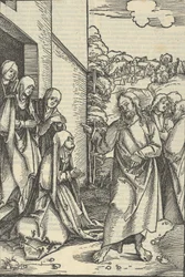 Le Christ quittant sa mère, de Speculum passionis domini nostri Ihesu Christi, 1507