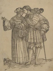 Couple dansant IV, des Danseurs de mariage