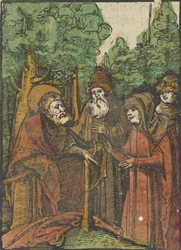 Saint Jean-Baptiste prêchant, de Das Plenarium, 1517