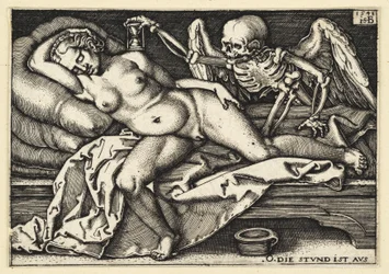 La mort et la femme endormie