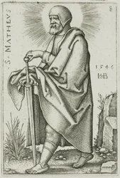 Saint Matthieu, planche 8 des Douze Apôtres