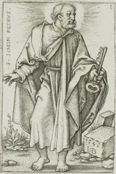 Saint Pierre, planche 1 de Les Douze Apôtres