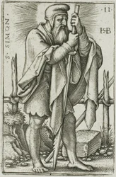 Saint Simon, planche 11 des Douze Apôtres