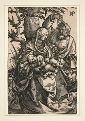 La Sainte Famille sous un arbre