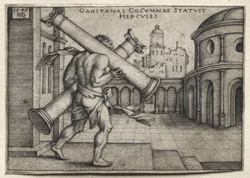 Hercule portant les colonnes de Gadès