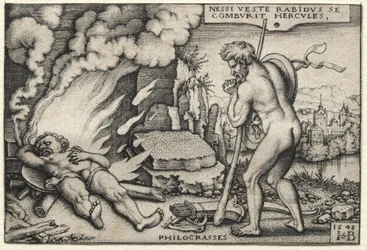 Hercule sur son bûcher, 1548.