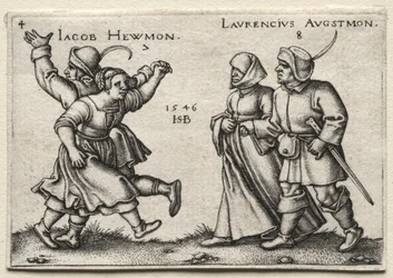 Le mariage villageois : Jacob Hewmon / Lawrencius Augstmon