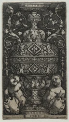 Vase orné d