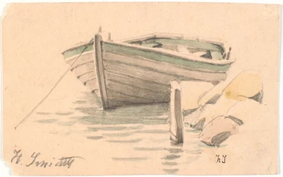 Dans une barque