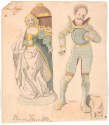 Étude avec deux figures d