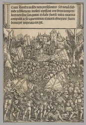 Deuxième rébellion flamande, planche 10 des Scènes historiques de la vie de l