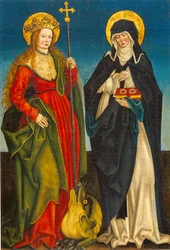 Sainte Marguerite et Sainte Ottilie - Autel d