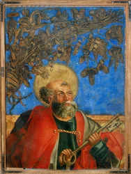 Saint Pierre, section supérieure (détail)