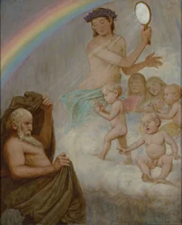Avril (la déesse du printemps éblouit l