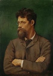 Le peintre Albert Lang