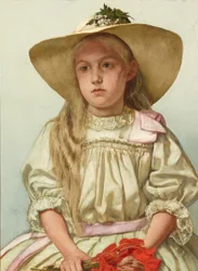 Portrait de jeune fille (Ella au chapeau de paille)