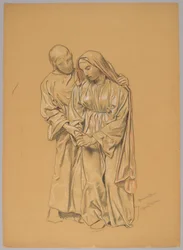 Maria mit dem heiligen Johannes dem Evangelisten