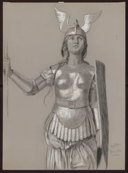 Projet de costume pour une walkyrie