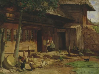La maison parentale à Bernau, 1866