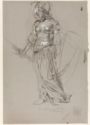 Valkyrie, étude de costume pour Bayreuth
