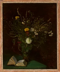 Vase avec des fleurs