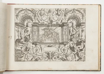 Planche 17, de Grotteßco in diverßche manieren (Divers Grotesques)