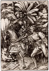 Chevalier et hallebardier