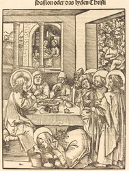 Marie-Madeleine lavant les pieds du Christ
