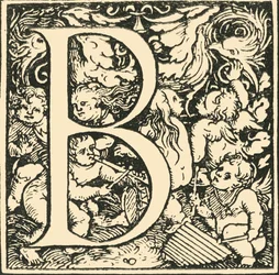 B - Un alphabet par Hans Weiditz, vers 1520-1521, 1908