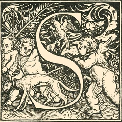 S - Un alphabet par Hans Weiditz, vers 1520-1521, 1908