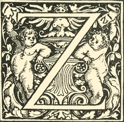 Z - Un alphabet par Hans Weiditz, c1520-1521, 1908