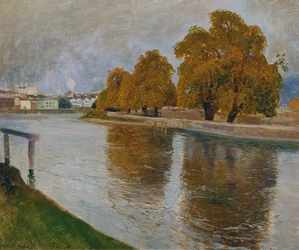 La Salzach à Hallein