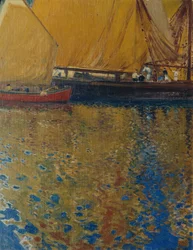 Matinée dans le port de Lussin