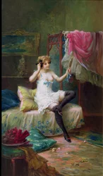 Maîtresse dans son boudoir