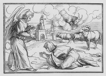 Gabriel réconforte Daniel, Daniel VIII, 17