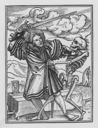 La Danse Macabre de Holbein : Le Gentilhomme
