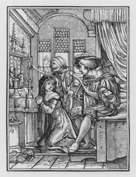 La Danse Macabre de Holbein : La Nonne