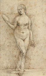 Nu avec miroir (Vanitas)