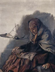 Femme aux huîtres. Étude pour les fresques de la Station zoologique de Naples
